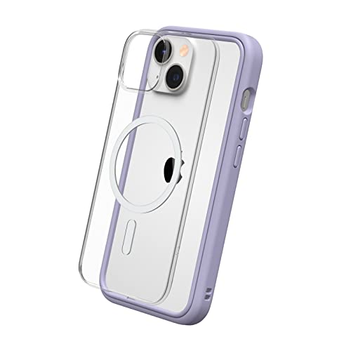 RhinoShield Modulares Case kompatibel mit MagSafe für [iPhone 14] | Mod NX - Überragender Magnet, Individuell anpassbare, strapazierfähige Schutzhülle 3.5M / 11ft Fallschutz - Lavender von RhinoShield