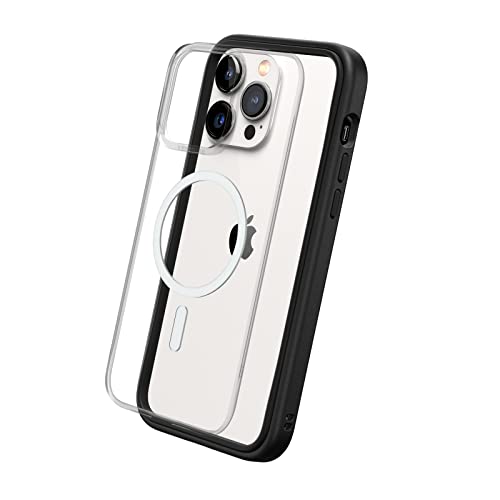 RhinoShield Modulares Case kompatibel mit MagSafe für [iPhone 14 Pro Max] | Mod NX - Überragender Magnet, Individuell anpassbare, strapazierfähige Schutzhülle 3.5M / 11ft Fallschutz - Schwarz von RhinoShield