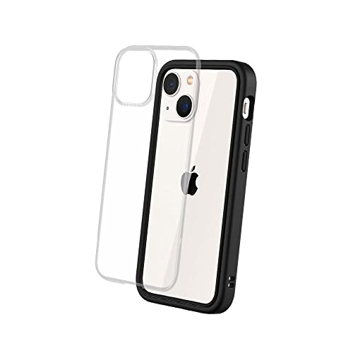 RhinoShield Modulares Case kompatibel mit [iPhone 13 Mini] | Mod NX - Anpassbare & stoßdämpfende Schutzhülle im schlanken Design - 3.5 Meter Fallschutz - Schwarz von RhinoShield