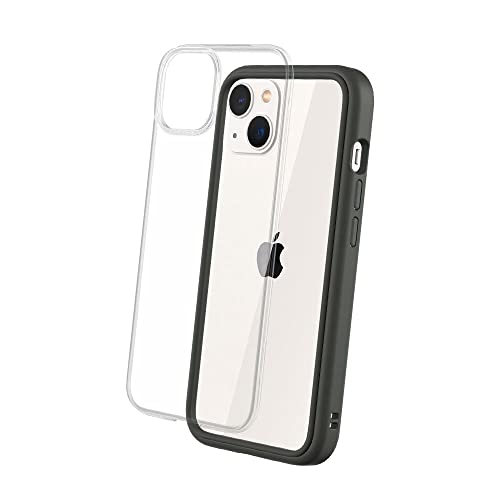 RhinoShield Modulares Case kompatibel mit [iPhone 13] | Mod NX - Anpassbare & stoßdämpfende Schutzhülle im schlanken Design - 3.5 Meter Fallschutz - Graphite von RhinoShield