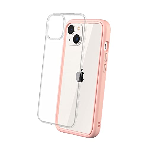 RhinoShield Modulares Case kompatibel mit [iPhone 13] | Mod NX - Anpassbare & stoßdämpfende Schutzhülle im schlanken Design - 3.5 Meter Fallschutz - Samtrosa von RhinoShield