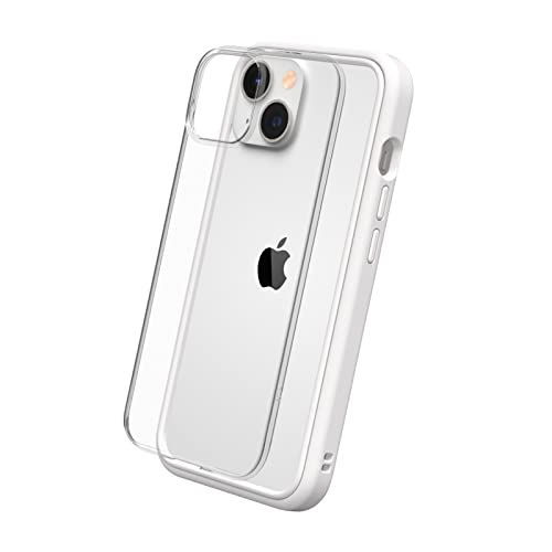 RhinoShield Modulares Case kompatibel mit [iPhone 14] | Mod NX - Anpassbare & stoßdämpfende Schutzhülle im schlanken Design - 3.5 Meter Fallschutz - Weiß von RhinoShield