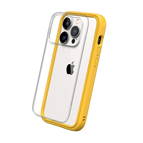 RhinoShield Modulares Case kompatibel mit [iPhone 14 Pro] | Mod NX - Anpassbare & stoßdämpfende Schutzhülle im schlanken Design - 3.5 Meter Fallschutz - Gelb von RhinoShield