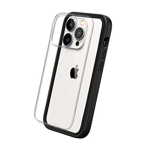 RhinoShield Modulares Case kompatibel mit [iPhone 14 Pro] | Mod NX - Anpassbare & stoßdämpfende Schutzhülle im schlanken Design - 3.5 Meter Fallschutz - Schwarz von RhinoShield