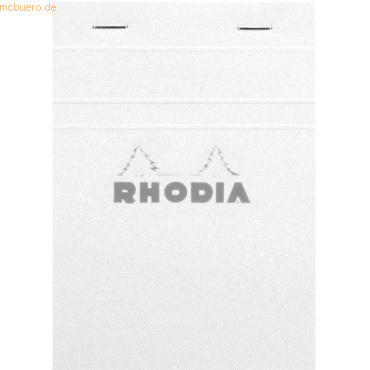 10 x Rhodia Notizblock White Nr. 13 A6 liniert 80 Blatt weiß 10 x Rhodia Notizblock White Nr. 13 A6 liniert 80 Blatt weiß von Rhodia