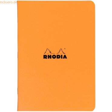 10 x Rhodia Notizheft A4 48 Blatt 80g liniert orange 10 x Rhodia Notizheft A4 48 Blatt 80g liniert orange von Rhodia
