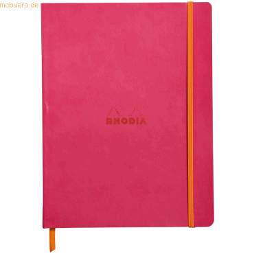 2 x Rhodia Notizbuch Flex 19x25cm liniert 90g/qm 80 Blatt himbeer 2 x Rhodia Notizbuch Flex 19x25cm liniert 90g/qm 80 Blatt himbeer von Rhodia