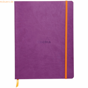 2 x Rhodia Notizbuch Flex 19x25cm liniert 90g/qm 80 Blatt violett 2 x Rhodia Notizbuch Flex 19x25cm liniert 90g/qm 80 Blatt violett von Rhodia