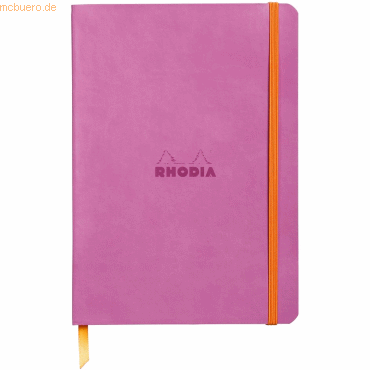 2 x Rhodia Notizbuch Flex A5 liniert 90g/qm 80 Blatt flieder von Rhodia