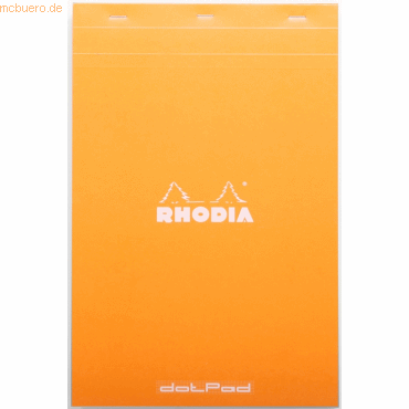 5 x Rhodia Notizblock DotPad Nr. 19 A4+ 21x31,8cm 80 Blatt 80g Dot Gri 5 x Rhodia Notizblock DotPad Nr. 19 A4+ 21x31,8cm 80 Blatt 80g Dot Gri von Rhodia