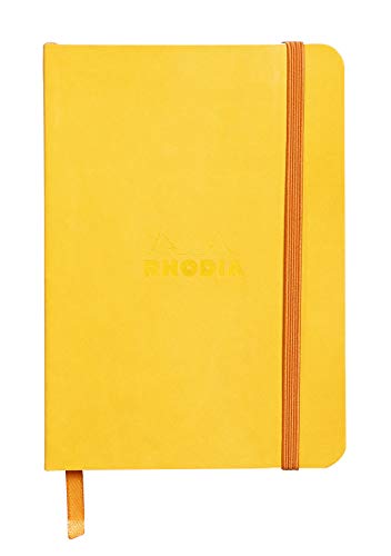 Rhodia 117316C Notizheft (mit weichem Umschlag, liniert, 72 Blatt, DIN A6, 10,5 x 14,8 cm) 1 Stück dottergelb von Rhodia