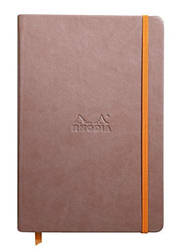 Rhodia 118744C Rhodiarama Book (DIN A5, 14,8 x 21 cm Notizbuch mit Gummizug, liniert, 96 Blatt) 1 Stück maulwurf von Rhodia