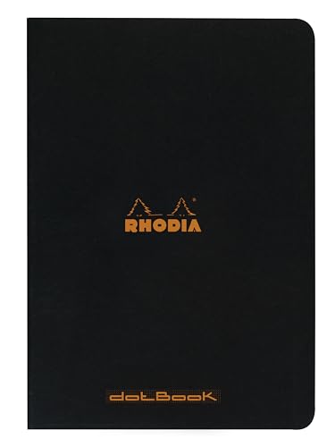 Rhodia 119166Cpack – 10 Hefte – A4 – gepunktet – 96 Seiten – helles weißes Papier 80 g/m – Umschlag aus beschichtetem Karton, weich, robust und wasserdicht von Rhodia