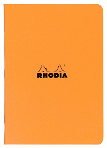 Rhodia 119168C Heft (DIN A4, 21 x 29,7 cm, liniert, 48 Blatt) 1 Stück orange von Rhodia