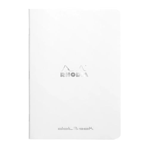 Rhodia 119200Cpack - Packung 10 Notizheft - Kladde geheftet, DIN A5 (21x14,8 cm), dot-punktkariert, 48 Blatt, 80g, Weiß, 1 Pack Rhodia 119200Cpack - Packung 10 Notizheft - Kladde geheftet, DIN A5 (21x14,8 cm), dot-punktkariert, 48 Blatt, 80g, Weiß, 1 Pack von Rhodia