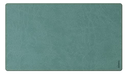 Rhodia 194277C - Schreibunterlage Rhodiarama 80x40 cm, flexibel, aus Kunstleder, ideal für Home Office, 1 Stück, Seegrün von Rhodia