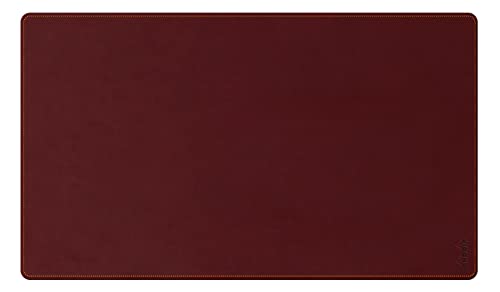 Rhodia 194314C - Schreibunterlage Rhodiarama 90x43 cm, flexibel, aus Kunstleder, ideal für Home Office, 1 Stück, Weinrot von Rhodia