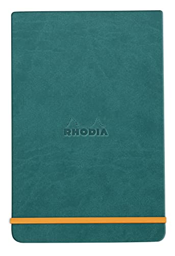 Rhodia 194387C - Notizbuch Webnotepad DIN A5, 96 Blatt abtrennbar liniert 90 g, 1 Stück, Pfaugrün Rhodia 194387C - Notizbuch Webnotepad DIN A5, 96 Blatt abtrennbar liniert 90 g, 1 Stück, Pfaugrün von Rhodia