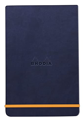 Rhodia 194390C - Notizbuch Webnotepad DIN A5, 96 Blatt abtrennbar liniert 90 g, 1 Stück, Nachtblau Rhodia 194390C - Notizbuch Webnotepad DIN A5, 96 Blatt abtrennbar liniert 90 g, 1 Stück, Nachtblau von Rhodia