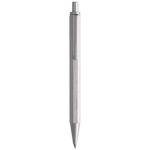 Rhodia 9381C Kugelschreiber (scRipt 0,7 mm, ideal für Ihre Notizen und technische Zeichnungen, praktisch und elegant) 1 Stück, silber von Rhodia