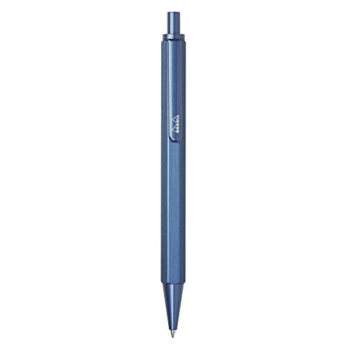 Rhodia 9383C scRipt NAVY Kugelschreiber (0,7 mm, elegant und robust) 1 Stück Marineblau von Rhodia