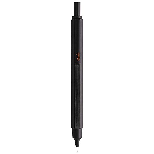 Rhodia 9399C Drehbleistift (0,5 mm scRip, ideal für Ihre Notizen und technische Zeichnungen, praktisch und elegant) 1 Stück, schwarz von Rhodia