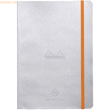 Rhodia Bullet Journal Perpetual A5 64 Blatt 90g/qm silber von Rhodia