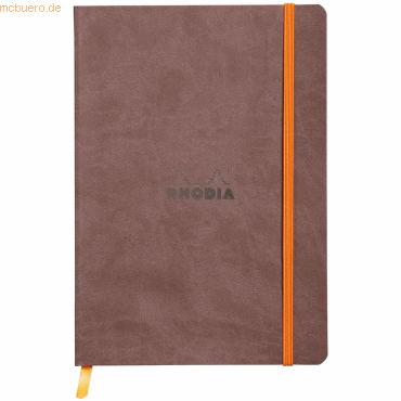 Rhodia Notizbuch Flex A5 liniert 90g/qm 80 Blatt schokolade Rhodia Notizbuch Flex A5 liniert 90g/qm 80 Blatt schokolade von Rhodia