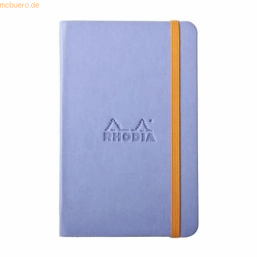 Rhodia Notizbuch Rhodiarama A6 96 Blatt blanko iris von Rhodia