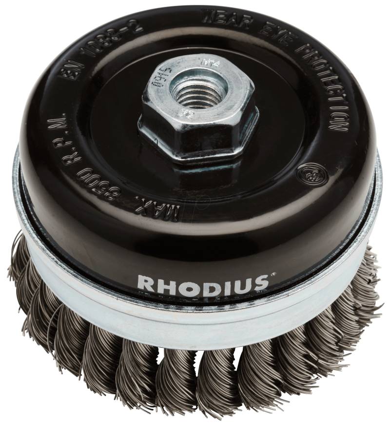 RHO 353086 - Topfbürste, Stahl, 65 mm von Rhodius