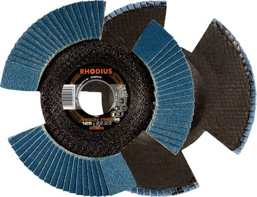 Rhodius 211305 VISION PRO PACK Fächerschleifscheibe Durchmesser 125mm Bohrungs-Ø 22.23mm 5St. Rhodius 211305 VISION PRO PACK Fächerschleifscheibe Durchmesser 125mm Bohrungs-Ø 22.23mm 5St. von Rhodius