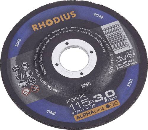 Rhodius KSMFT 200550 Trennscheibe gerade 230mm Stahl von Rhodius