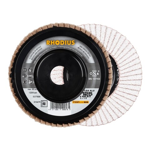 Rhodius Lamellenschleifscheibe Lga Alu Topline 125 X 22,23Mm 210475 Rhodius Lamellenschleifscheibe Lga Alu Topline 125 X 22,23Mm 210475 von Rhodius