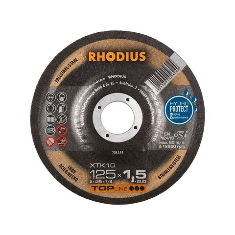 Rhodius Topline Xtk10 Extrad?N Ne Trennscheibe 125 X 1,5 X 22 Rhodius Topline Xtk10 Extrad?N Ne Trennscheibe 125 X 1,5 X 22 von Rhodius