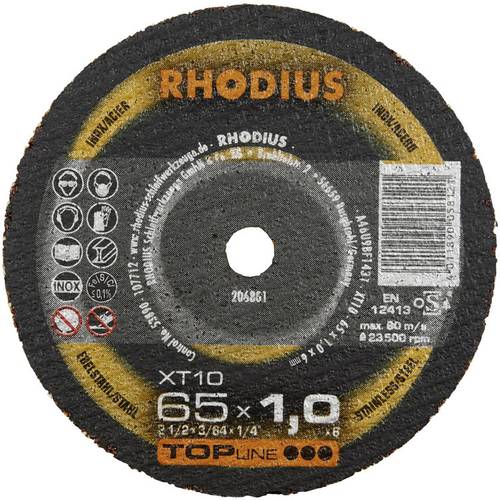 Rhodius XT10 MINI 206804 Trennscheibe gerade 75mm Edelstahl, Stahl von Rhodius