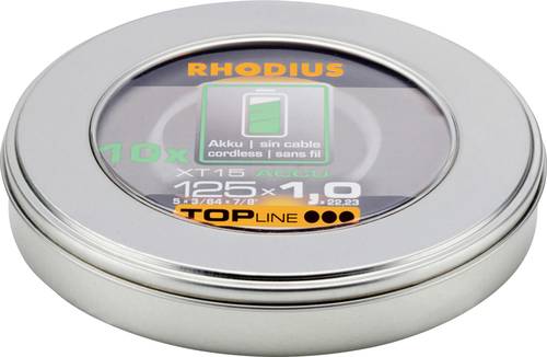 Rhodius XT15 ACCU BOX 210248 Trennscheibe gerade 125mm 10St. von Rhodius