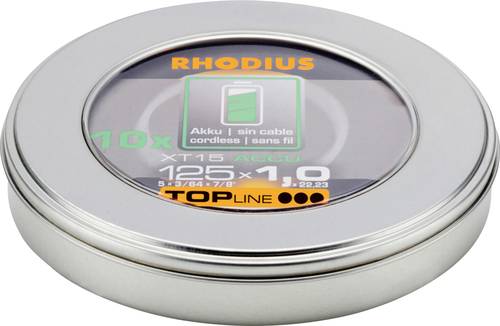 Rhodius XT15 ACCU BOX 210248 Trennscheibe gerade 125mm 10St. Rhodius XT15 ACCU BOX 210248 Trennscheibe gerade 125mm 10St. von Rhodius