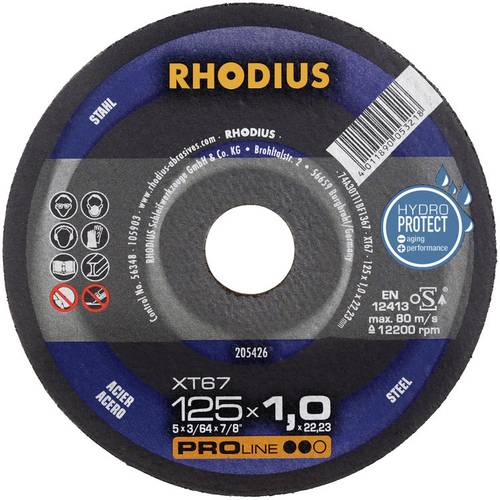 Rhodius XT67 205711 Trennscheibe gerade 230mm 1 St. Stahl von Rhodius