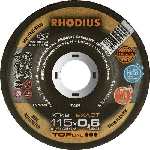 Rhodius XTK6 EXACT BOX 211301 Trennscheibe gekröpft 115mm 10St. von Rhodius