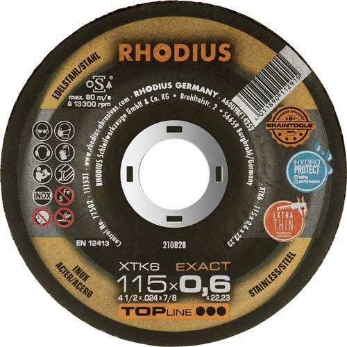 Rhodius XTK6 EXACT BOX 211301 Trennscheibe gekröpft 115mm 10St. Rhodius XTK6 EXACT BOX 211301 Trennscheibe gekröpft 115mm 10St. von Rhodius