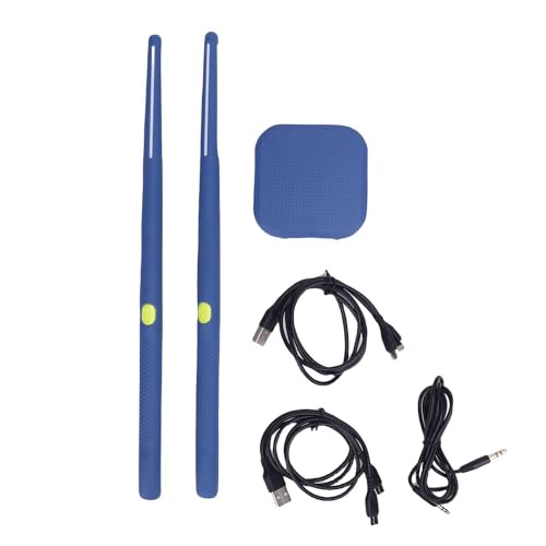 Air Drum Sticks, Tragbare Elektronische Lufttrommel -Set Silent Practice 8 Sounds 3D -Bewegung für Anfänger und Fachkräfte Air Drum Sticks, Tragbare Elektronische Lufttrommel -Set Silent Practice 8 Sounds 3D -Bewegung für Anfänger und Fachkräfte von RiToEasysports