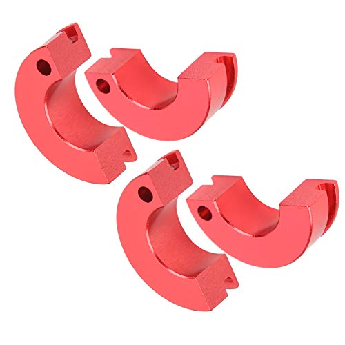 Aluminiumlegierung Kupplungsschuh -Set für Nitro HSP 1/10 RC -Auto, Bequeme und Stabile Leistung RC Kupplung für Hobbyisten (Rot) von RiToEasysports