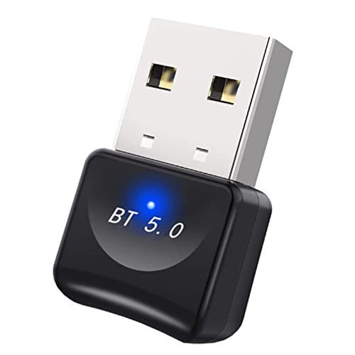 Bluetooth 5.0 Adapter, Stabile Geräteverbindung USB Bluetooth Adapter für PC Computer Desktop Laptop für Windows 7 8.1 10 11 von RiToEasysports