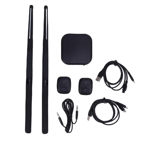 Elektronischer Trommel -Set, Tragbare Lufttrommelstangen Kit kein Geräusch Drumming Multifunktional 3D -Bewegungssensor 8 Sounds RGB mit Fußpedal Elektronischer Trommel -Set, Tragbare Lufttrommelstangen Kit kein Geräusch Drumming Multifunktional 3D -Bewegungssensor 8 Sounds RGB mit Fußpedal von RiToEasysports