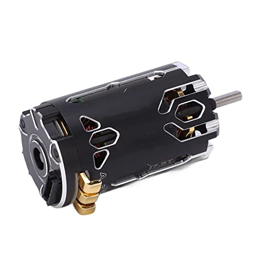 Erkenner Bürstenloser Motor Effizienter 17,5 -t -Bürstenloser Motor für 1/12 1/14 RC Auto, Aluminiumlegierung, Schwarzes Silber Erkenner Bürstenloser Motor Effizienter 17,5 -t -Bürstenloser Motor für 1/12 1/14 RC Auto, Aluminiumlegierung, Schwarzes Silber von RiToEasysports