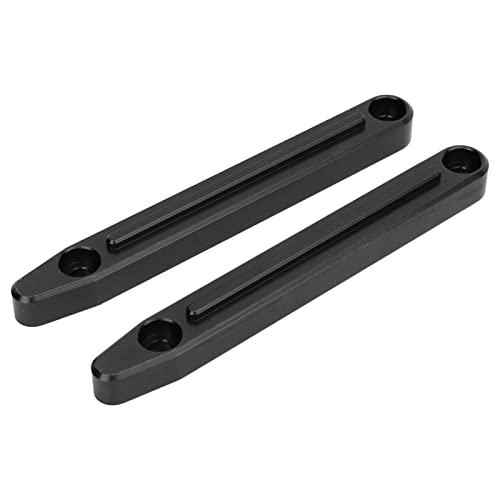 Exquisites Aluminiumlegierung RC -Dachschienen Upgrade Teil für Arrma 1/7, Mojave 6s - Leicht zu Installierende Metalldachschienen für eine Verstärkte Festigkeit 2 Packung RC Enthusiasten (BLACK) von RiToEasysports