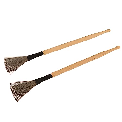Holz Retractable Draht Drum Stick Pinsel Langlebige Konstruktion für Musiker auf Dem Go 2PCS Musical Instrument Accessoires Holz Retractable Draht Drum Stick Pinsel Langlebige Konstruktion für Musiker auf Dem Go 2PCS Musical Instrument Accessoires von RiToEasysports