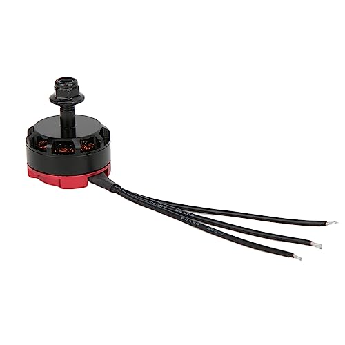 Leistungsstarker RS2205 2300KV CCW Bürstenloser Motor für Multicopter-Rennen, N52-Neodym-Magnete für Leistung mit Hohem Thrust, Leichtes RC-Zubehör (Rot) von RiToEasysports