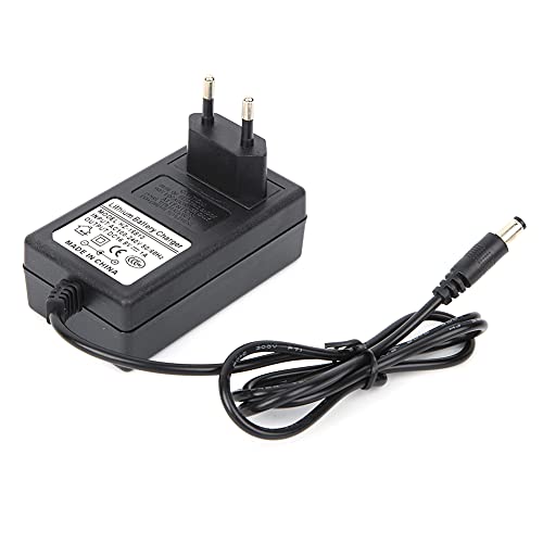 Massagegerät-Ladegerät-Adapter, 100-240 V Tragbarer Kunststoff-Massagepistolen-Adapter Massagegerät-Ladegerät-Adapter Professionelle Massagegeräte Salon- und(Europäischer Standard 16,8 V) von RiToEasysports