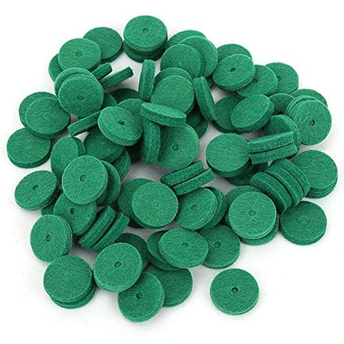 Piano Felt Pads, 22mm Piano Felt Kissen Piano Felt Unterlegscheiben Piano Leveling Key Unterlegscheiben Piano Regulating Tools Keyboard Balance Unterlegscheiben Piano Parts Ersatz Green 90pcs / Set von RiToEasysports